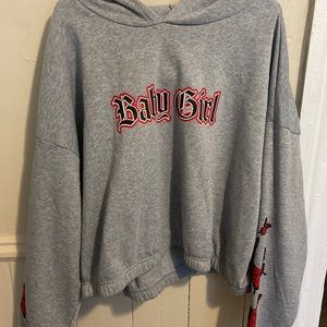 Baby Girl Grey sweater